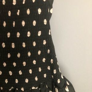 Polka dot Strapless Dress
